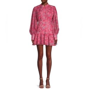 Bardot Nessa Floral Mini Dress In Pink Bloom